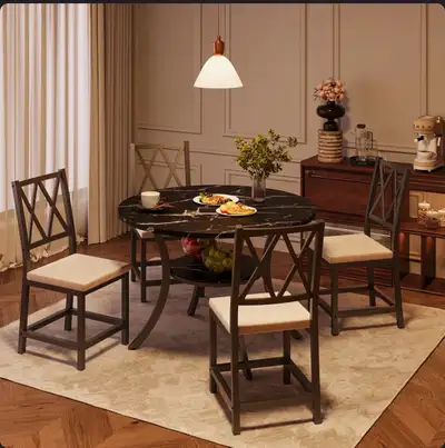 Brand new and not assembled 5 Pieces 35.4’’ Transitional Style R, View more