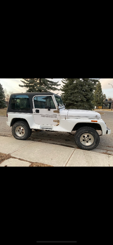 1993 Renagade YJ Wrangler Jeep 4.0 high output rare factory load in Classic Cars in Calgary