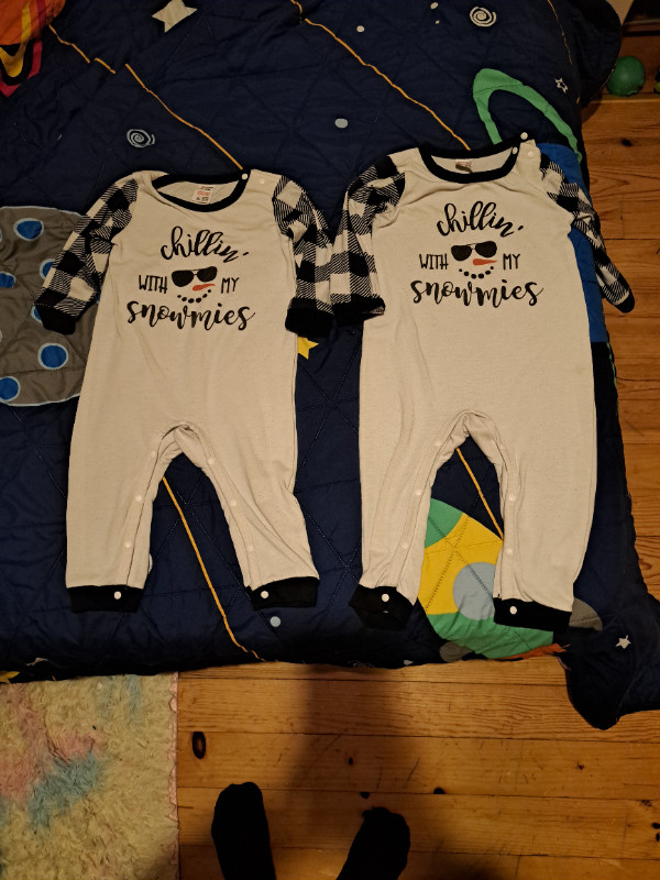 Matching Christmas pj's in Clothing - 12-18 Months in Kingston