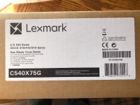 Lexmark laser color waste toner bottle