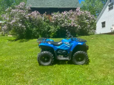 Quad with Beromac 48" blower 14HP Briggs Vanguard motor [2 years old]and Kimpex 48" plow. I will sel...