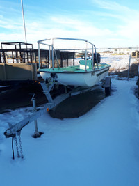 Glascon Boat with Mercury Jet Motor and Trailer