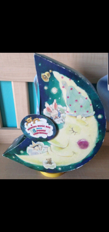 3 moon books and musical stand , View more
