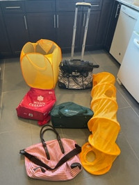 All 6 bags and storage containers