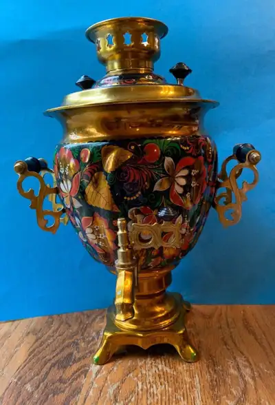 old Russian tea pot , View more