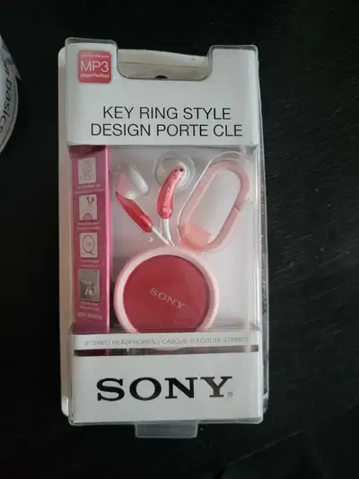 Sony Key Ring Style Stereo Headphones, View more