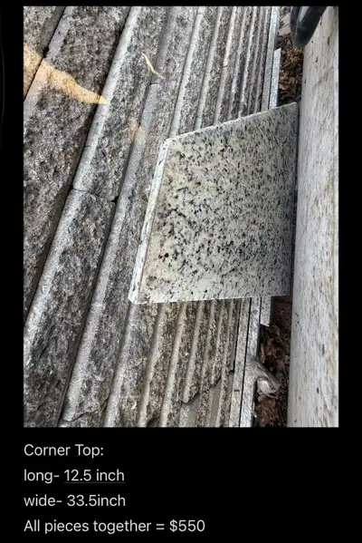 All tops are granite