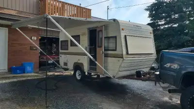 1987 Bonair camper. Gross trailer weight 1870lbs so can be towed behind almost anything. Has trailer...