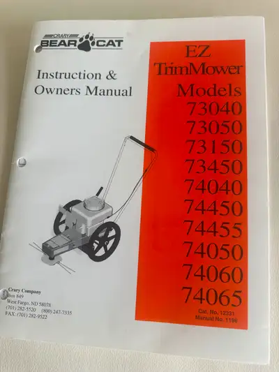 Trimer Mower   Manual Bear Cat, View more
