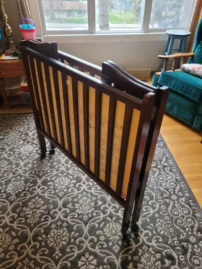 Foldable Mini-Crib - Excellent Condition $50, View more
