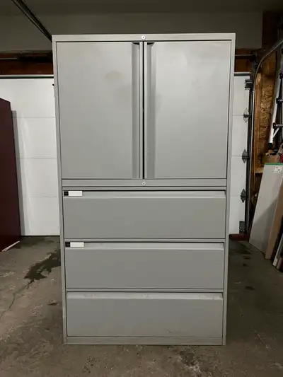 Teknion Five-High Combination Cabinet These cabinets are great for the home, office or a business/st...