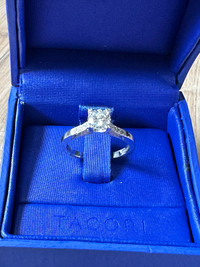 Tacori Engagement Ring and Wedding Band