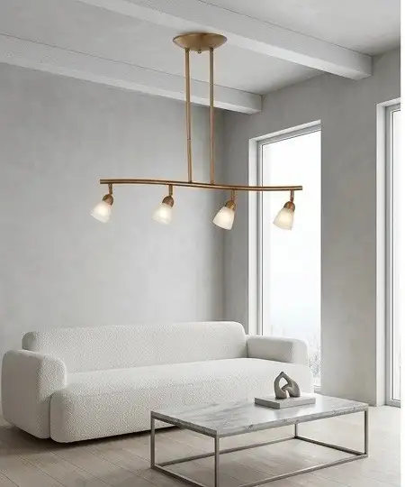 Pack of 2 - Portfolio® Mayfair 4-Light Suspended Track Fixtures