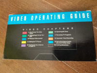 Vintage Zenith VHS Video Operating Guide w/ Sleeve (1986)