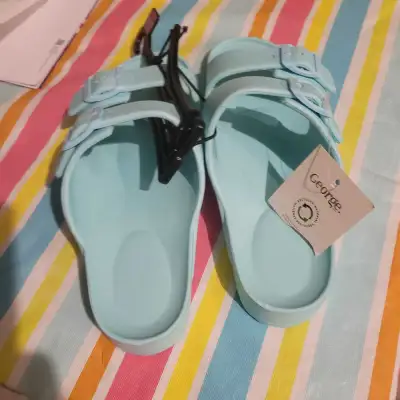 George Double Buckle Sandals, View more