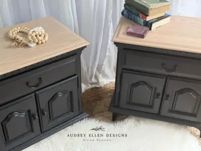 Beautifully Updated Set of Nightstands, View more