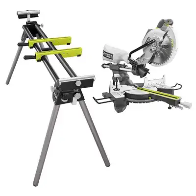 Ryobi Sliding Compound Miter Saw With Stand, View more