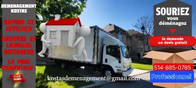 ⭐️PROMOTION pour la saison⭐️ 514-885-0785 Appelez pour les détails Bienvenue chez KoStas Déménagemen...