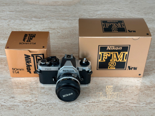 Nikon FM2 with Nikkor 50mm f1.4 lens in Cameras & Camcorders in Vancouver
