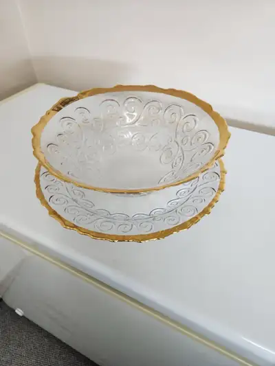 16" ITALIAN EMBOSSED BOWL AND PLATTER, View more