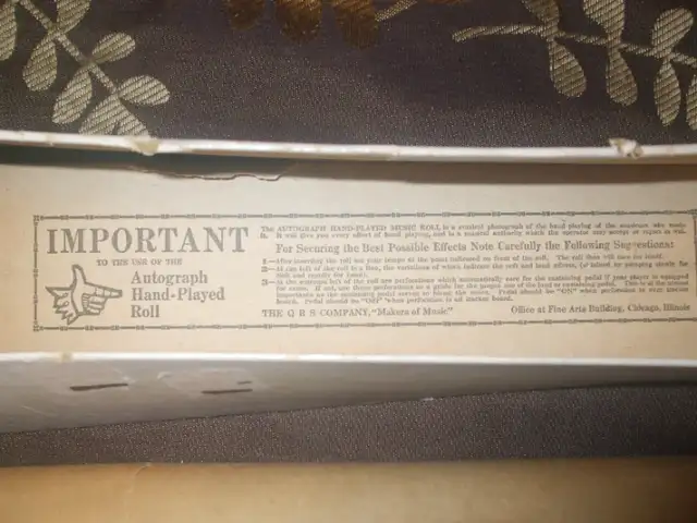 QRS Player Piano Roll63234728051971121