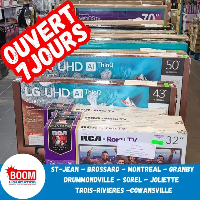 LIQUIDATION DE TELEVISION - PRIX IMBATTABLES in Other in Saint-Jean-sur-Richelieu - Image 2