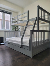 New bunk bed single over double in the box 