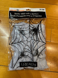 Halloween spider web decorations