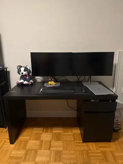 IKEA MALM DESK - BROWN, View more
