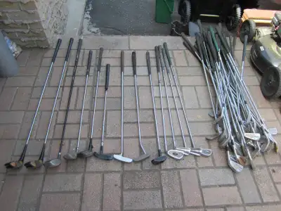 Vintage golf clubs, View more