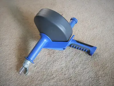 *new* plumbing DRUM AUGER - pistol grip, 1/4" x 25', View more