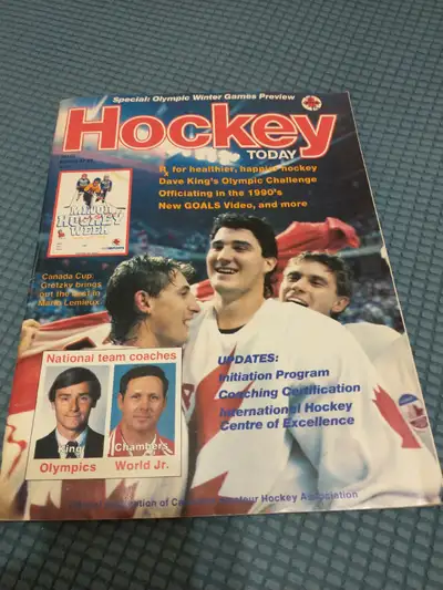 1987-1988 CAHA Hockey Today magazine, View more