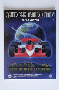 Formula One CANADA Grand Prix Labatt 1986 Official Program