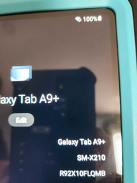 Galaxy Tab A9+ 11 inch screen 8gb ram