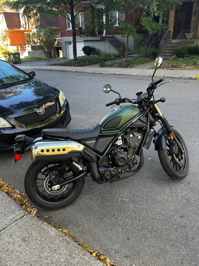 Honda CL 500 green scrambler 281km motorcycle like new in Street, Cruisers & Choppers in City of Montréal - Image 2