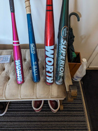 Softball bats, 