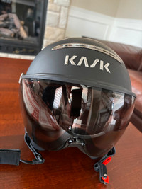 Casque de ski Kask avec lunettes intégrées XS pour femmes neuf