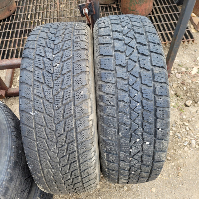 winter tires  3 toyo  1 winter claw  205  65 r15 in Tires & Rims in Edmonton - Image 2