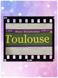 “Rue Toulouse” TOULOUSE – Décor Street Sign