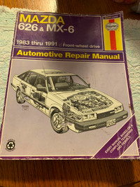 Mazda mx6/626 repair manual