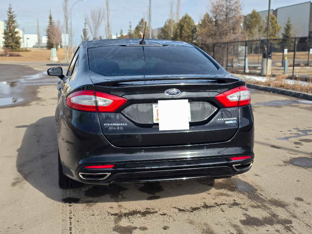 2014 Ford Fusion Titanium AWD for sale ( low kms ) in Cars & Trucks in Edmonton - Image 4