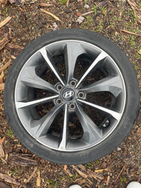 Hyundai Veloster tires on rims x4