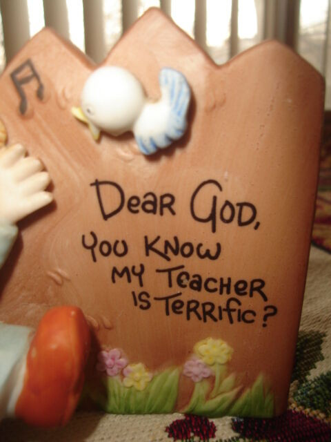 FIRST $10 TAKES IT  ~"DEAR GOD YOU KNOW MY TEACHER IS TERRIFIC" in Arts & Collectibles in St. Catharines - Image 4
