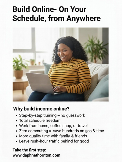 Build Your Online Income On Your Schedule, From Anywhere., View more