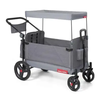 New in Box Radio Flyer Journey Stroll 'N Wagon Stroller Upgraded, View more