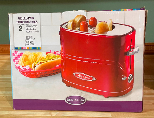 Grille-pain pour hot-dogs « Retro series » Nostalgia in Toasters & Toaster Ovens in Trois-Rivières