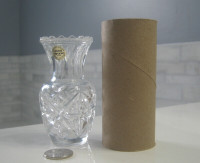 Tiny vintage Cristal d'Arques vase