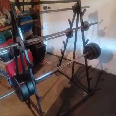 Rolling Barbell rack, View more