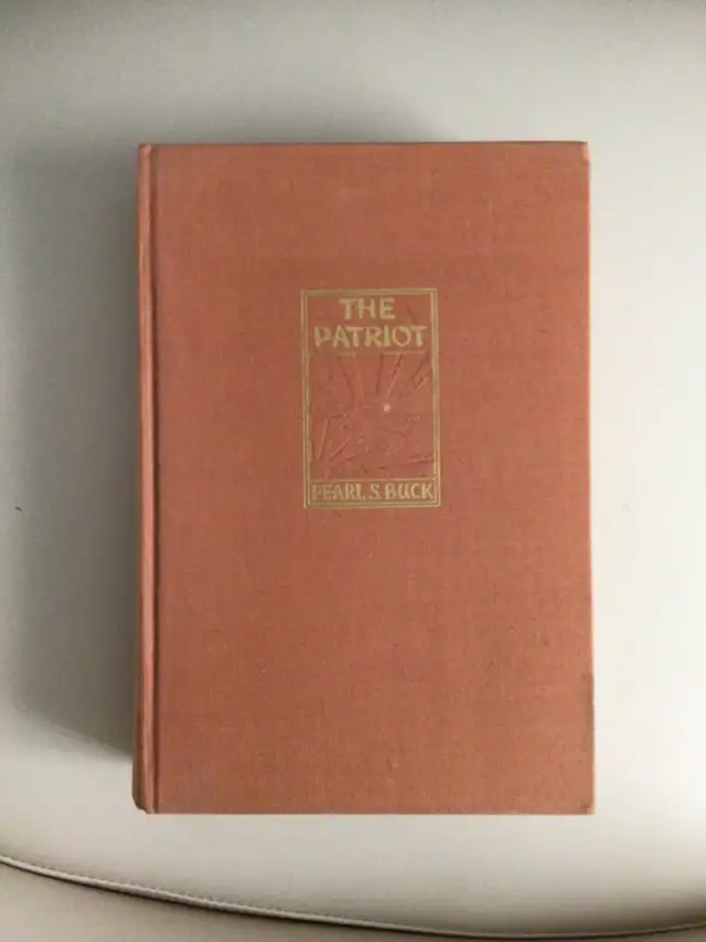 PEARL S BUCK, THE PATRIOT, 1939 1st Edition, very good in Fiction in Oshawa / Durham Region - Image 2