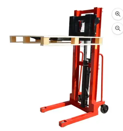 2 Ton Manual Hydraulic Pump Walkie Stacker Forklift Reach Pallet Used three times. Excellent conditi...